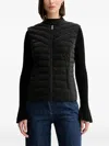 Guess Usa Quilted Zip Gilet In Black