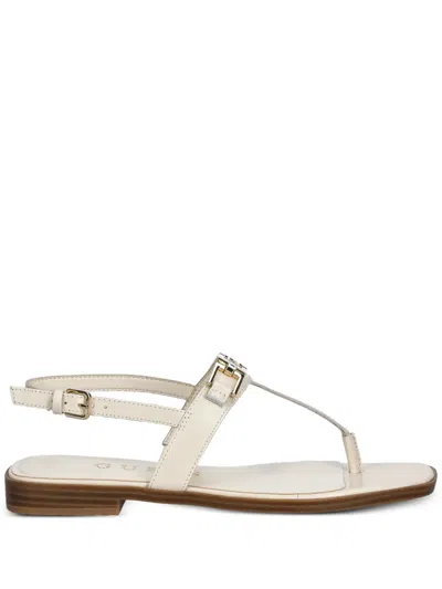 Guess Usa Reality Sandals In Neutrals
