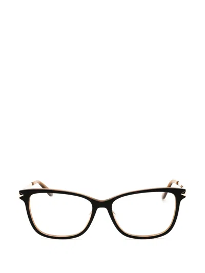 Guess Usa Rectangle-frame Glasses In Brown