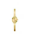 Guess Usa Recycled Steel Quartz 20.5mm In Gold