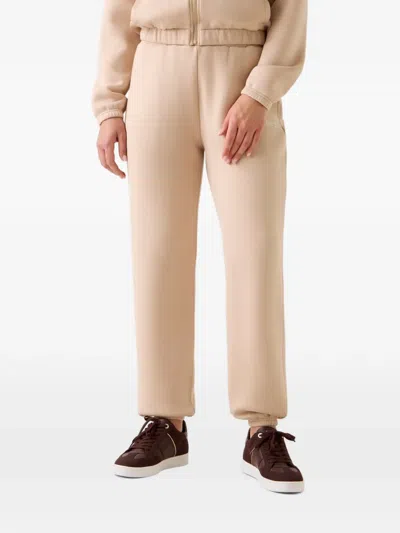 Guess Usa Rhinestone Logo Joggers In Neutral