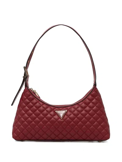 Guess Usa Rianne Shoulder Bag In Red