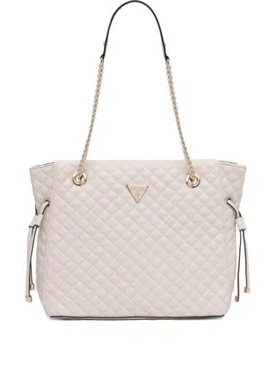 Guess Usa Rianne Tote Bag In White