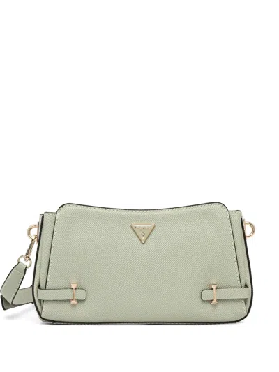 Guess Usa Rosalba Buckle Cross Body Bag In Green
