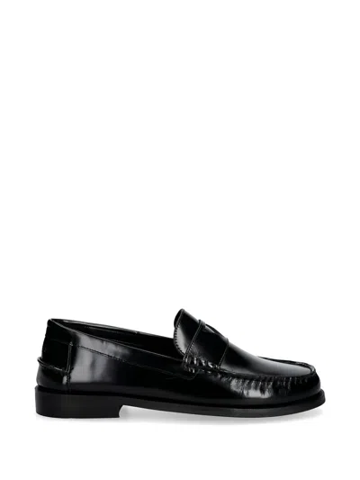 Guess Usa Rossio Penny Loafers In Black