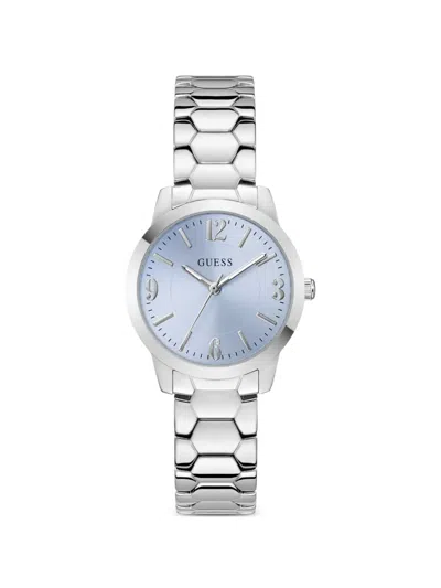 Guess Usa Round-case 34mm Watch In Multi