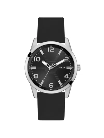 Guess Usa Round-shape 42mm Watch In Black