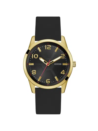 Guess Usa Round-shape 42mm Watch In Black