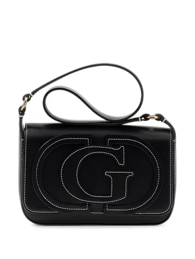 Guess Usa Ruby Logo-patch Mini Bag In Pink