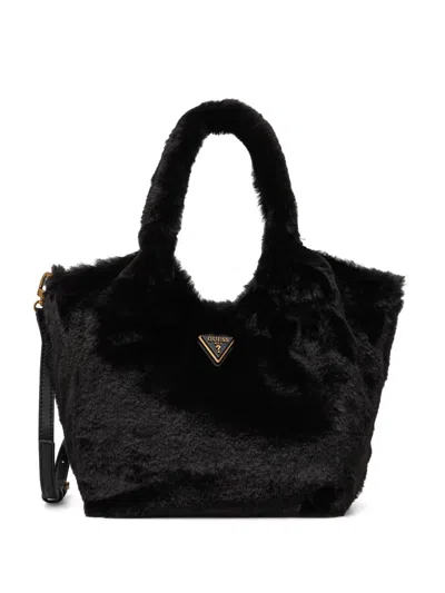 Guess Usa Samia Tote Bag In Black