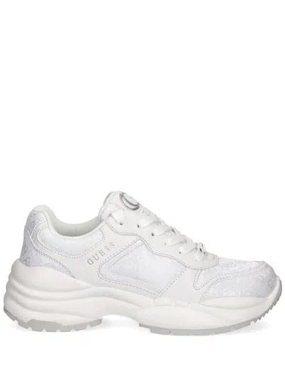 Guess Usa Samnie Sneakers In Weiss