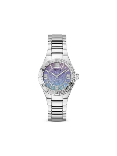 Guess Usa Sangria 36mm In Purple
