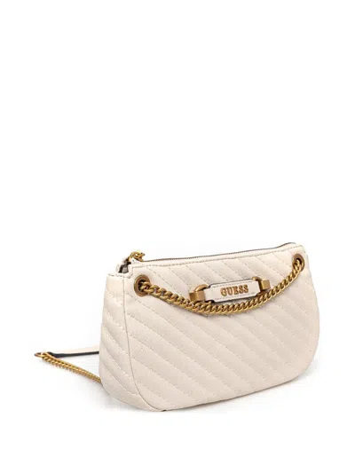 Guess Usa Sela Cross Body Bag In Neutrals