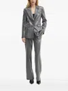 Guess Usa Sequin-embellished Single-breasted Blazer In Gray