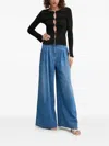 Guess Usa Sequin-embellished Split-cuff Cardigan In Black