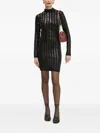 Guess Usa Sequin-embellishment Mini Dress In Black
