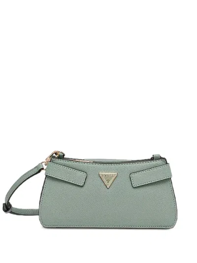 Guess Usa Serenova Mini Bag In Green