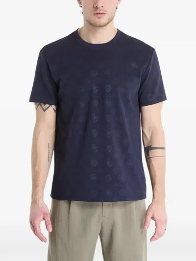 Guess Usa Short-sleeves T-shirt In Blue