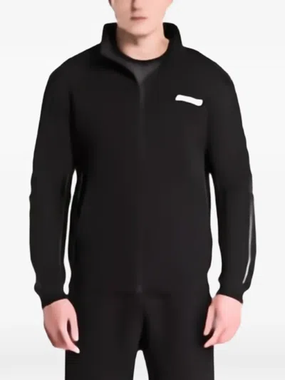 Guess Usa Side Logo Sweatshirt In Black