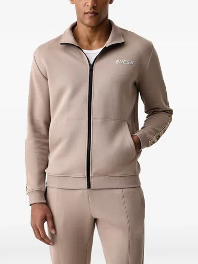 Guess Usa Side Logo Sweatshirt In Neutrals