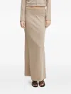 Guess Usa Side-seam Maxi Skirt In Neutral