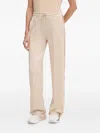 Guess Usa Side-stripe Drawstring Track Trousers In Neutral