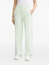 Guess Usa Side-stripe Sweatpants In White