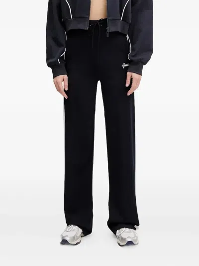 Guess Usa Side-stripe Trousers In Blue