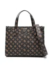 Guess Usa Silvana 4g Tote Bag In ブラウン