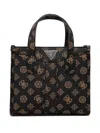 Guess Usa Silvana Tote Bag In Black