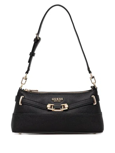 Guess Usa Silvye Shoulder Bag In 黑色