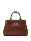 Guess Usa Silvye Tote Bag In Brown