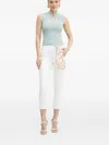 Guess Usa Skinny Cropped Jeans In White