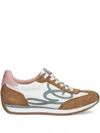Guess Usa Skroll Suede-panelled Lace-up Sneakers