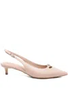 Guess Usa Slingback Kitten-heel Pumps In Multi