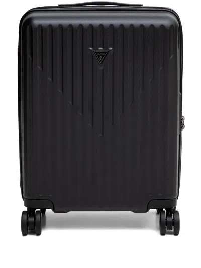 Guess Usa Small Olbia Suitcase In Black