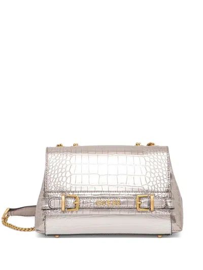 Guess Usa Small Sestri Shoulder Bag In Grey