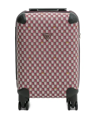 Guess Usa Small Wilder Trolley Bag In Red