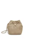 Guess Usa Sofia Bucket Bag In Gold