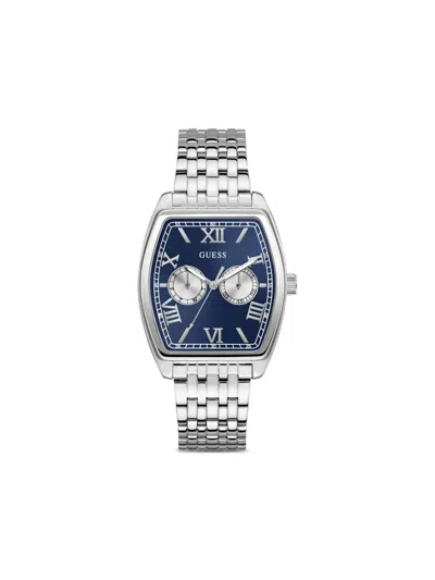 Guess Usa Stainless Steel 38mm In Blue