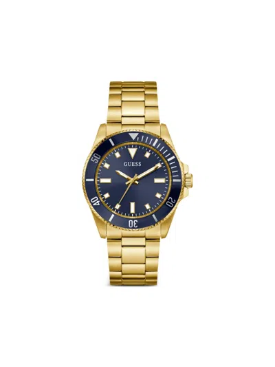Guess Usa Stainless Steel 43mm In Gold