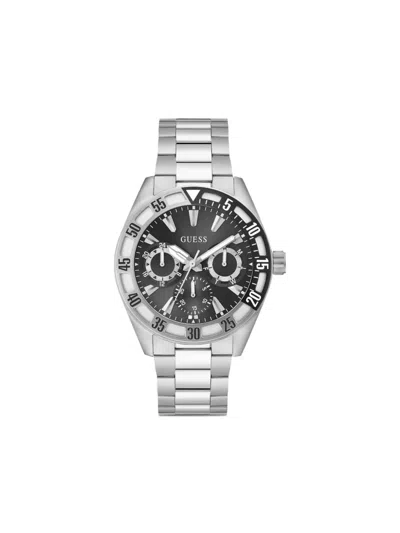 Guess Usa Stainless Steel 44mm In Black