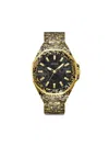 Guess Usa Stainless Steel Battery 46mm In Schwarz