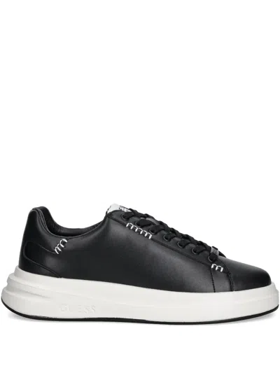Guess Usa Stitched-detail Platform Sneakers In Multi