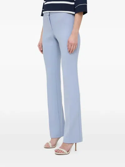 Guess Usa Straight-leg Trousers In Blue