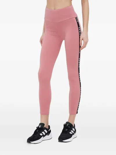Guess Usa Tape Detail Leggings In Pink