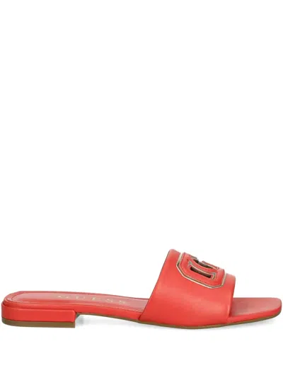 Guess Usa Tarisha Logo-embellished Flat Sandals