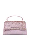 Guess Usa Textured Detail Tote Bag In Purple