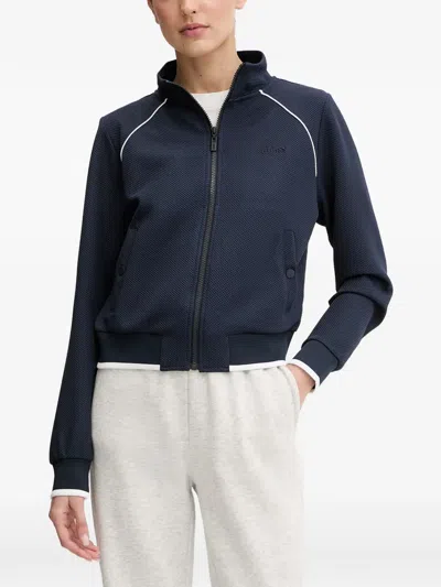 Guess Usa Textured Sweatshirt In Black