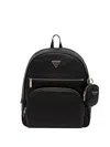 Guess Usa Top-handle Poch-detail Backpack In Black